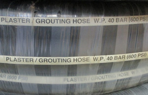 Напорный шланг для абразивных покрытий и цементирования PLASTER / GROUTING HOSE (MM-040-...-V)